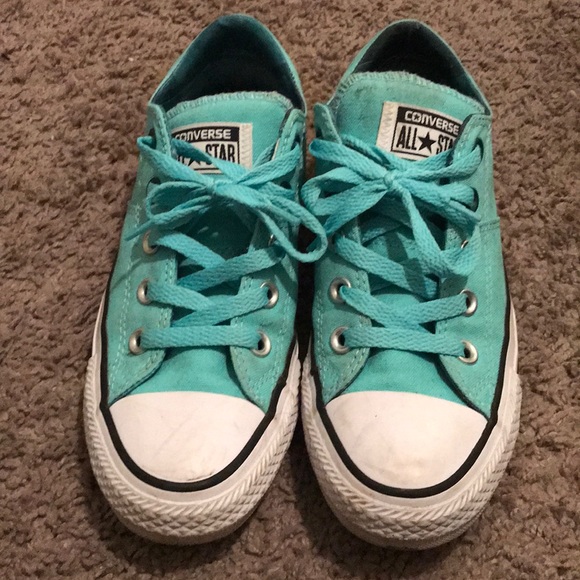 Converse All Stars Aqua Women’s Size 6 - Picture 3 of 4